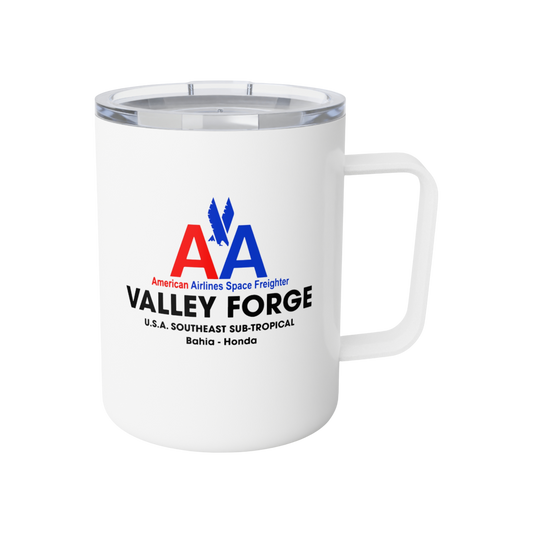 American Airlines Space Freighter "Valley Forge" - 10oz Insulated Stainless Steel Travel Mug